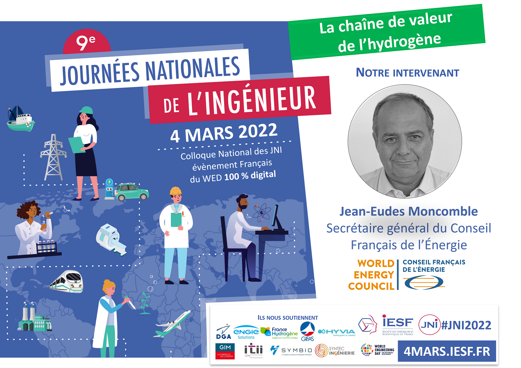 Lire la suite à propos de l’article Colloque IESF : « La chaîne de valeur de l’hydrogène »