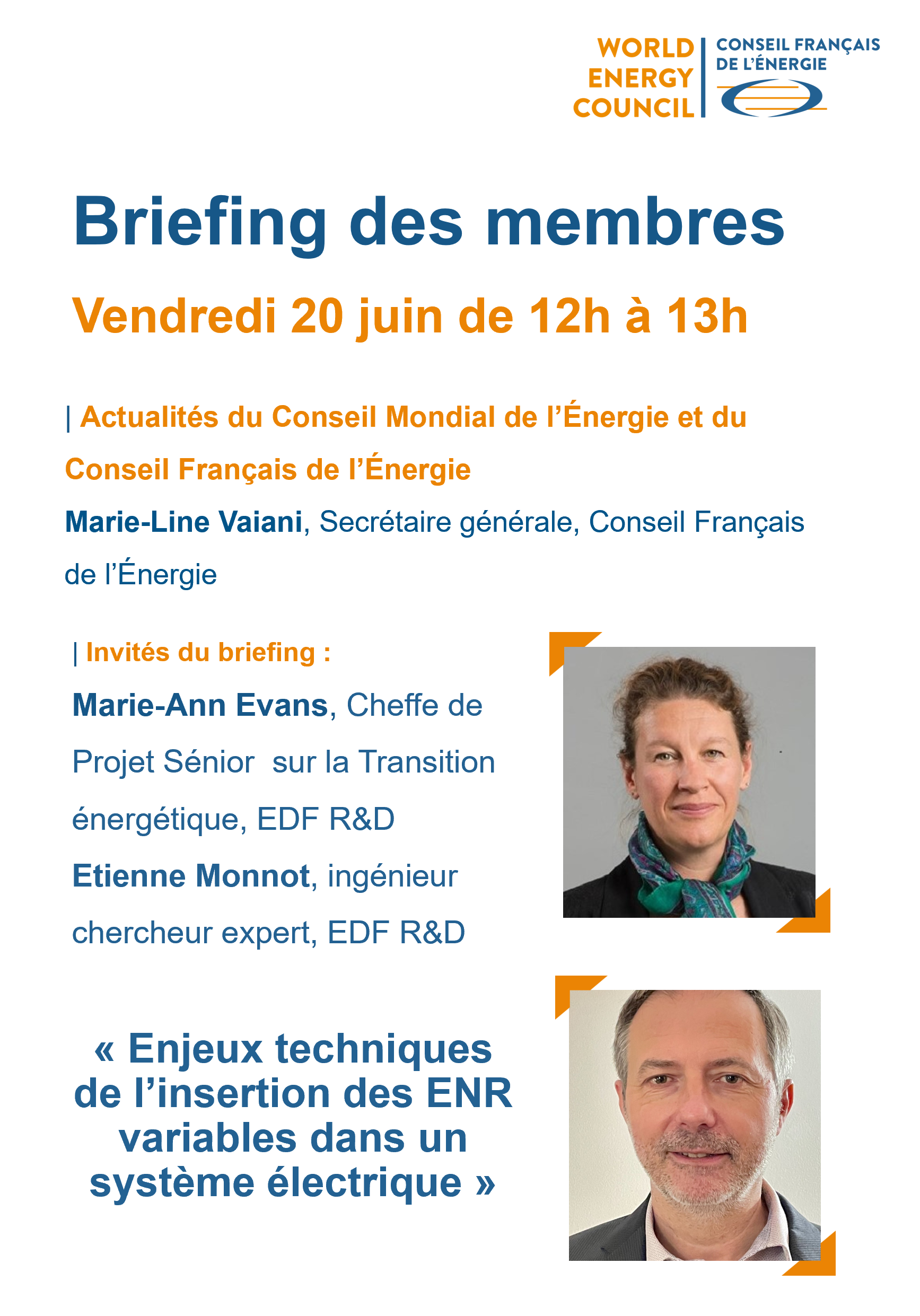 Lire la suite à propos de l’article Briefing des membres | 20.06.25