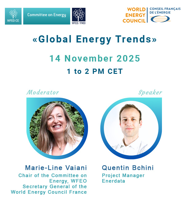 Lire la suite à propos de l’article Webinar WFEO – CFE | Global Energy Trends