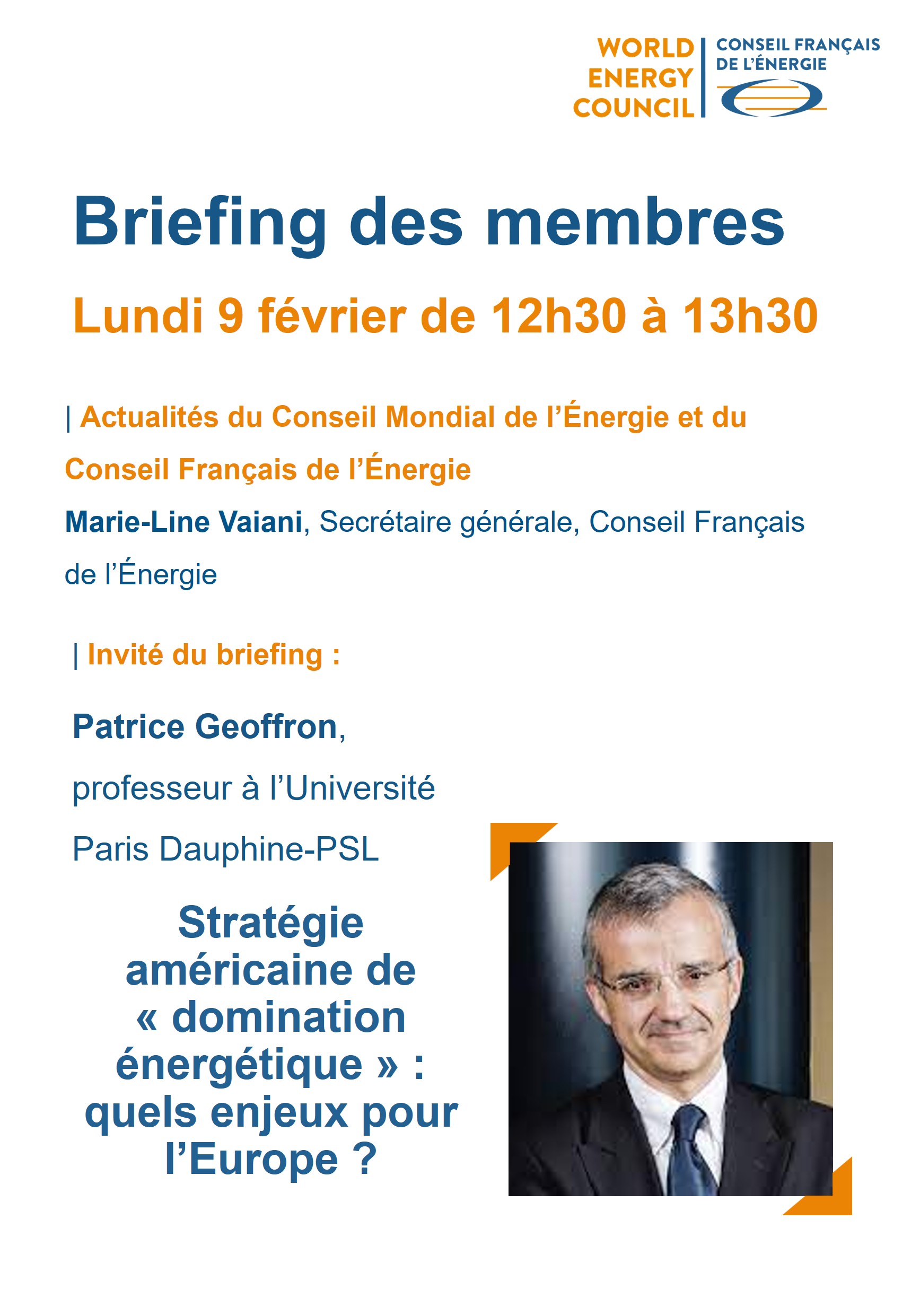 Lire la suite à propos de l’article Briefing des membres | 09.02.26